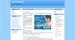 Desktop Screenshot of hovedbund.dk